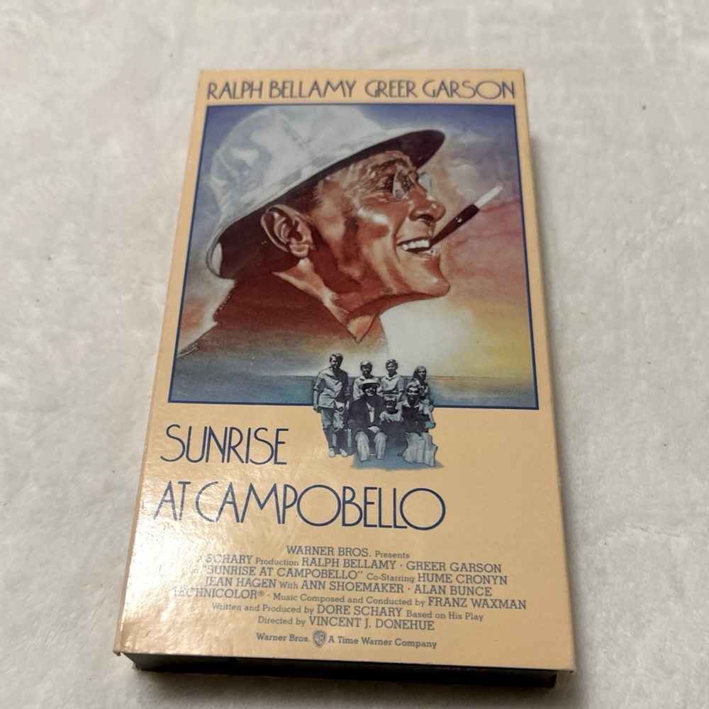 ~6/$10 MOVIES VHS/DVDS~ Sunrise at Campobello VHS 1992